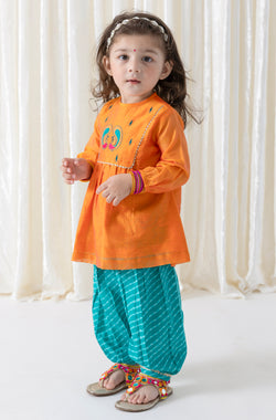 Peacock Bloom Suit Set