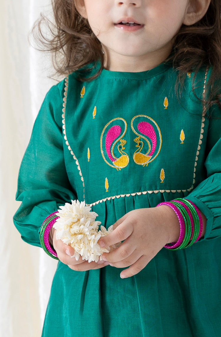 Peacock Bloom Suit Set