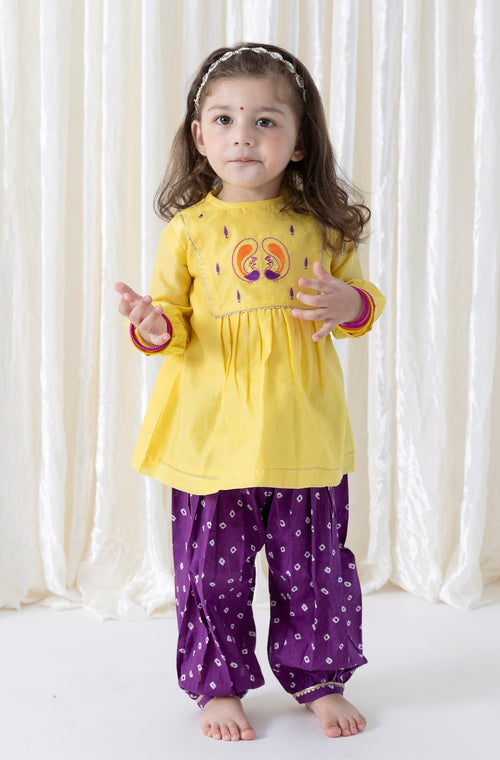 Peacock Bloom Suit Set