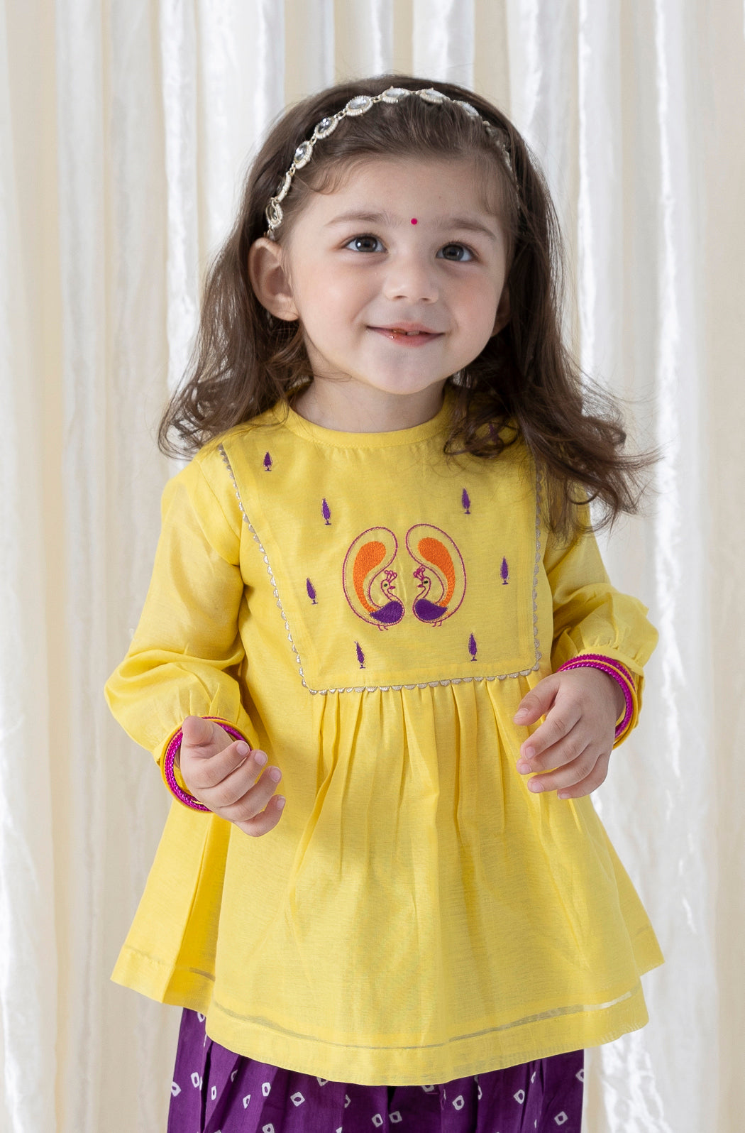 Peacock Bloom Suit Set