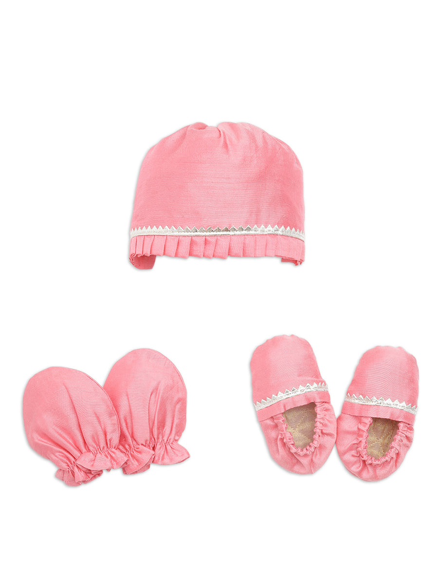 Baby Girl Jamna Set Pink Mini Buta