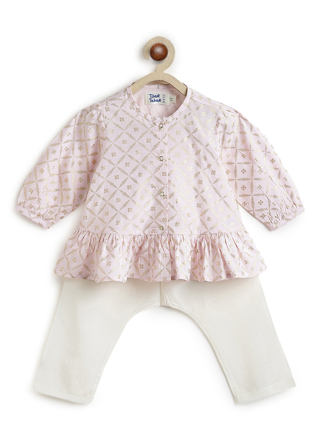 Rosy Glow Peplum Set