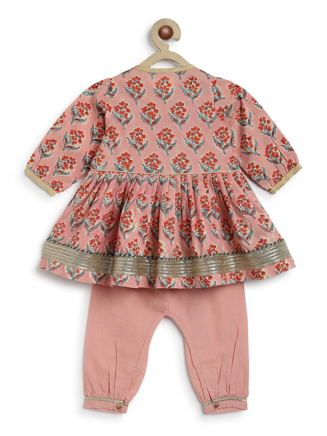 Peach Blossom Angrakha Set