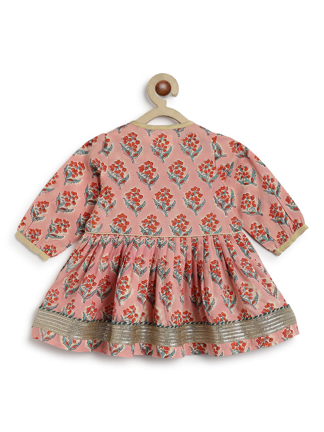 Peach Blossom Angrakha Set
