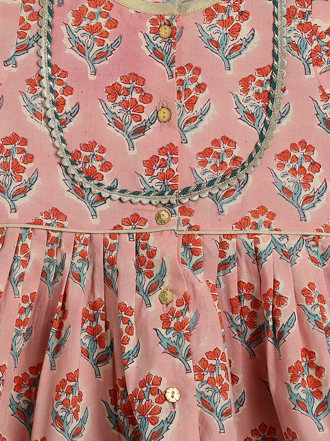Peach Blossom Angrakha Set