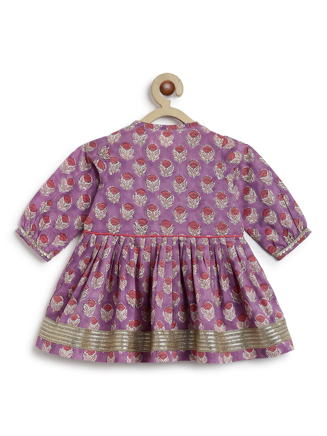 Purple Blossom Angrakha Set