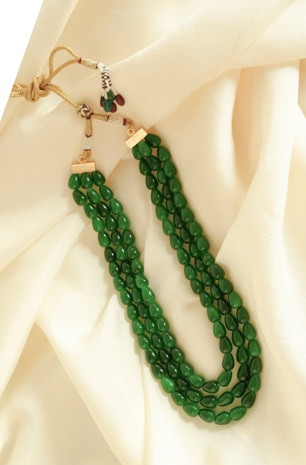 Classic Triple-Strand Haar - Green