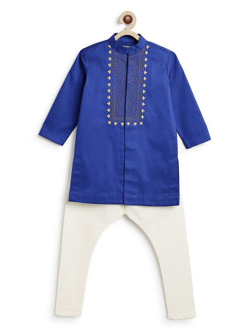 Blue Buta Kurta Set