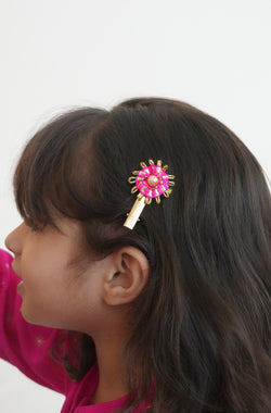 Sparkling Skyshot Hair Clip - Pink