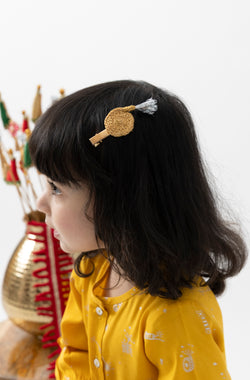 Little Chakri Twirl Clip - Golden
