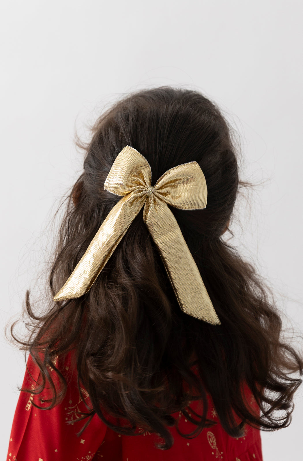 Golden Charm Hair Bow