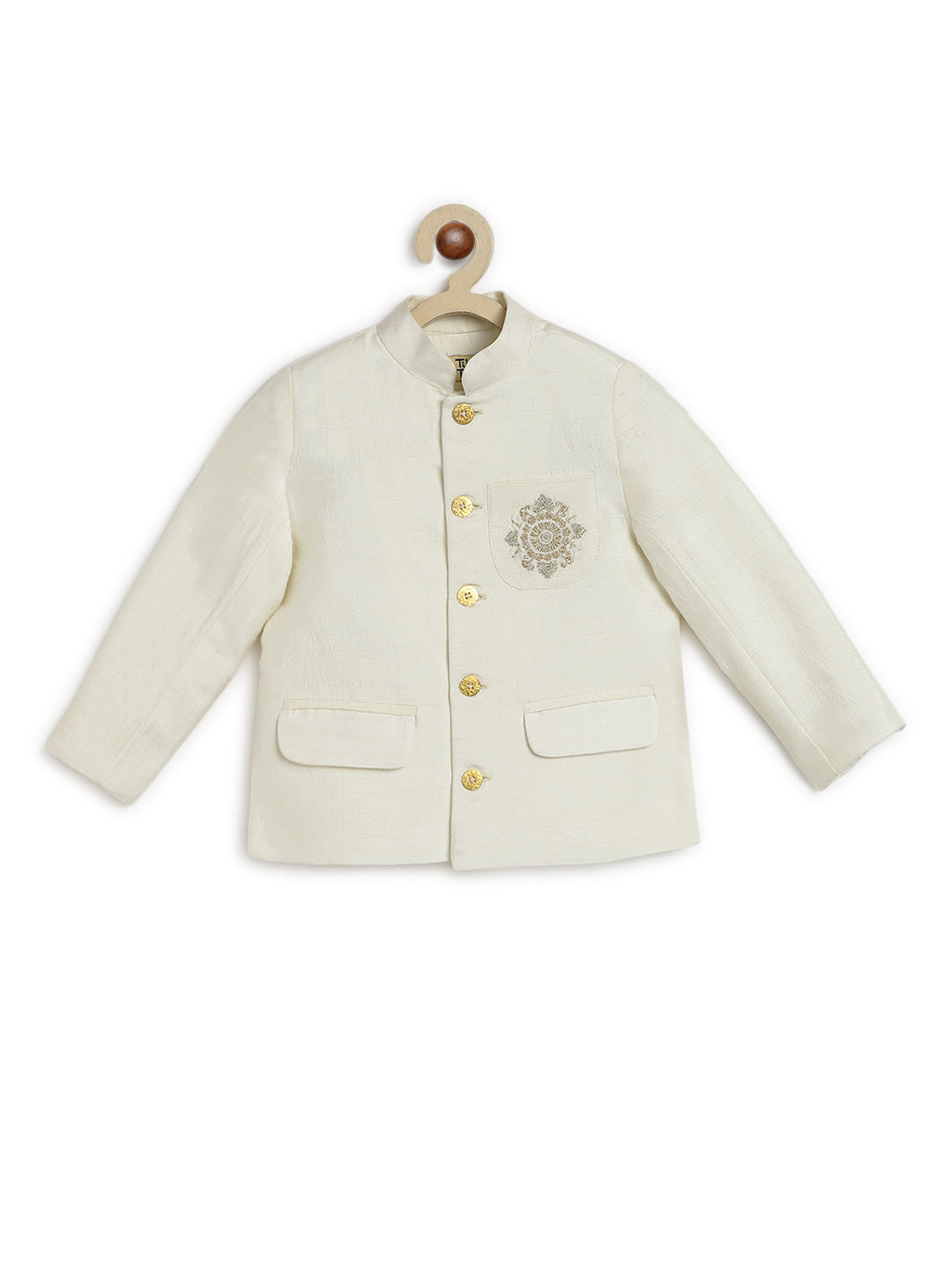 Riwayat Bandhgala for Baby Boys - Cream