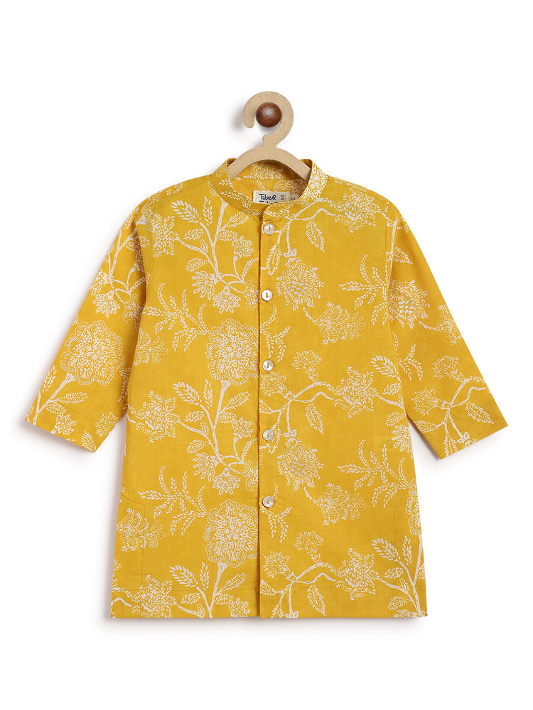 Baby Boy Floral Print Kurta Set