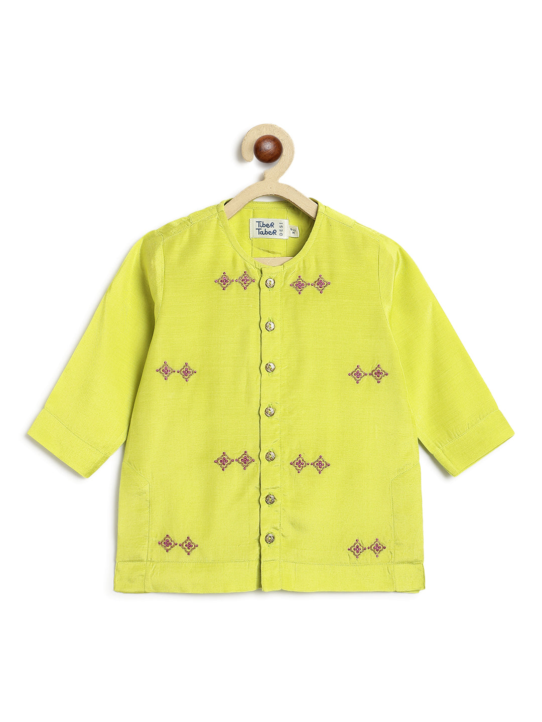 Patang Buta Green Kurta Set