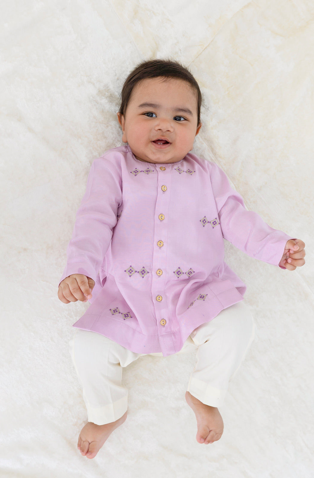 Patang Buta Pink Kurta Set
