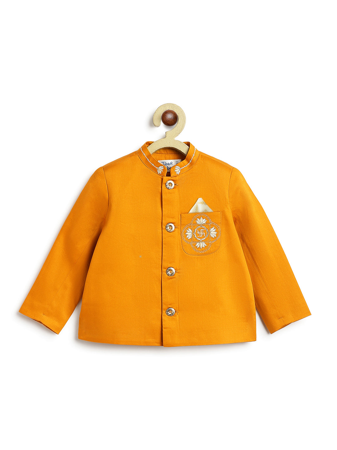 Aashirwaad Bandhgala Set - Yellow