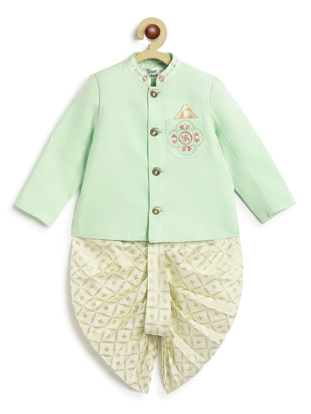 Aashirwaad Bandhgala Set - Green