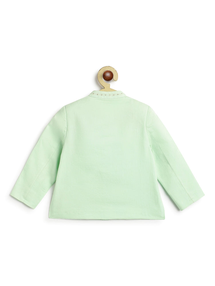 Aashirwaad Bandhgala Pant Set - Green