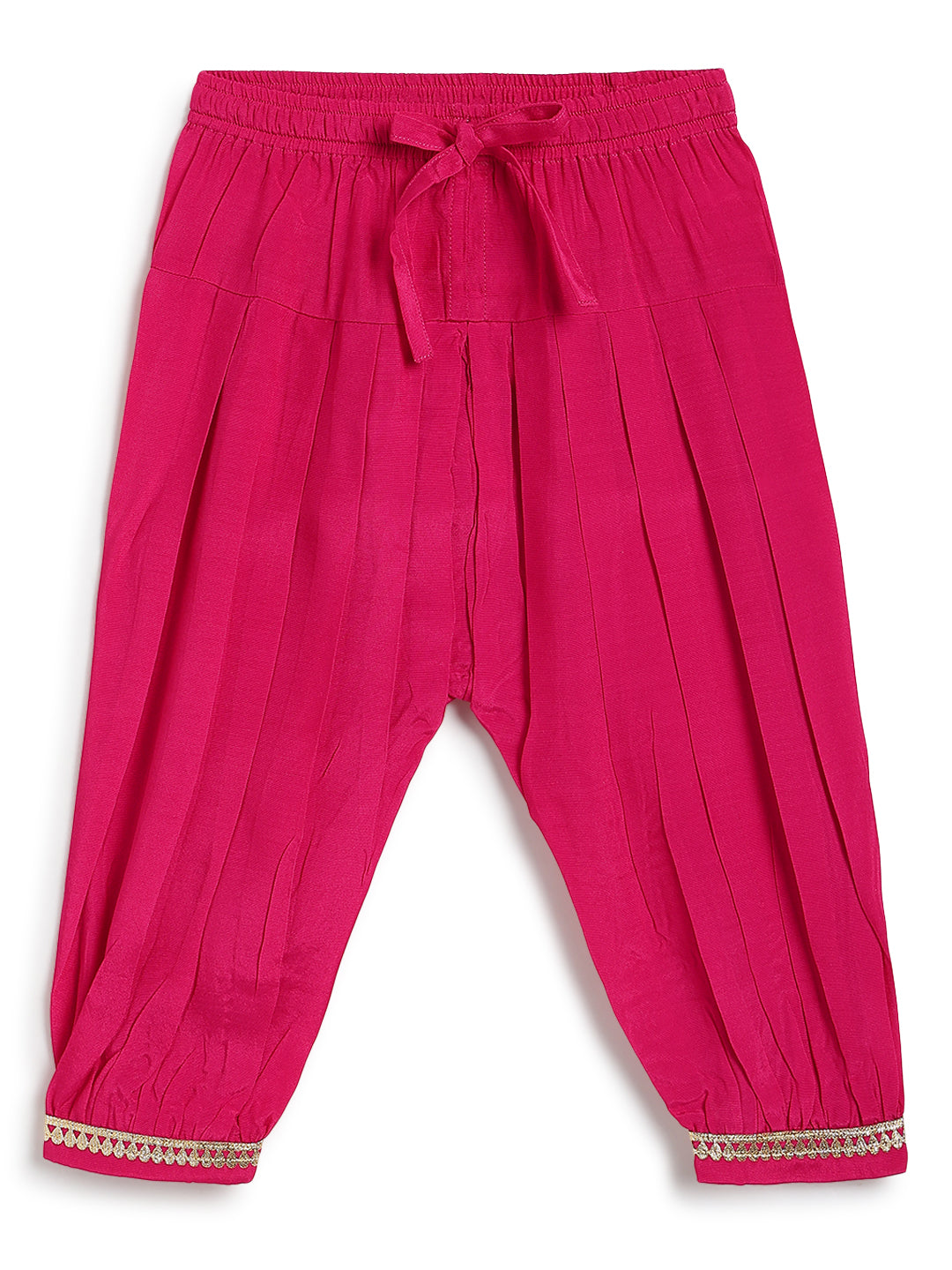 Meera Angrakha Set- Pink