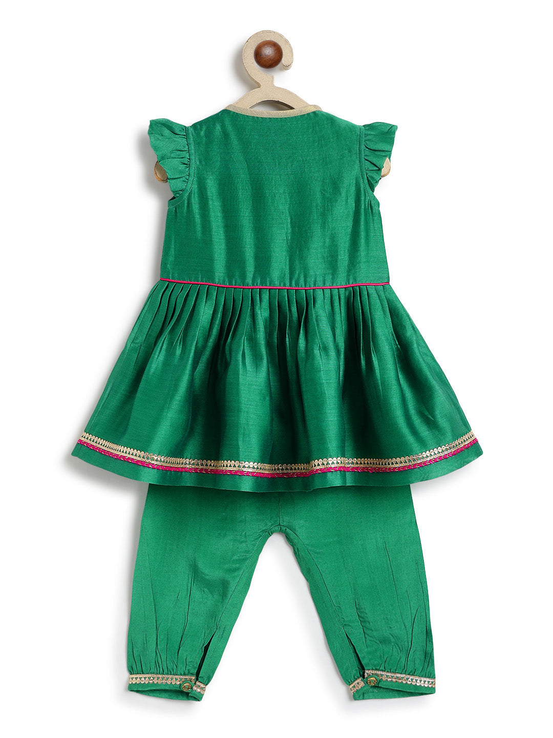 Meera Angrakha Set- Green