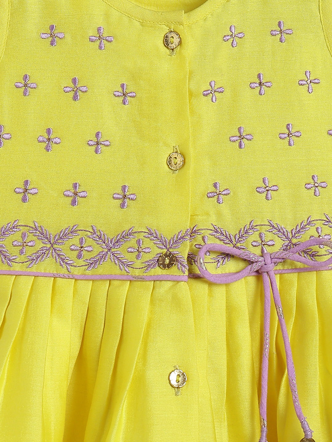 Aangan Angrakha Set- Yellow