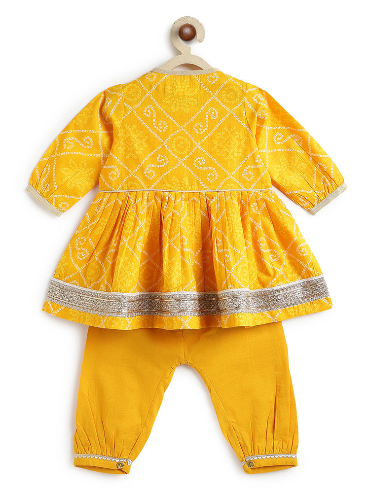 Bandhani Noor Angrakha Set