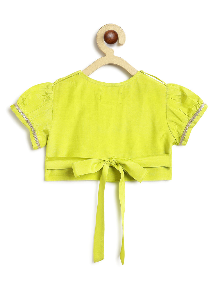 Swarn Jaal Lehenga Set - Green