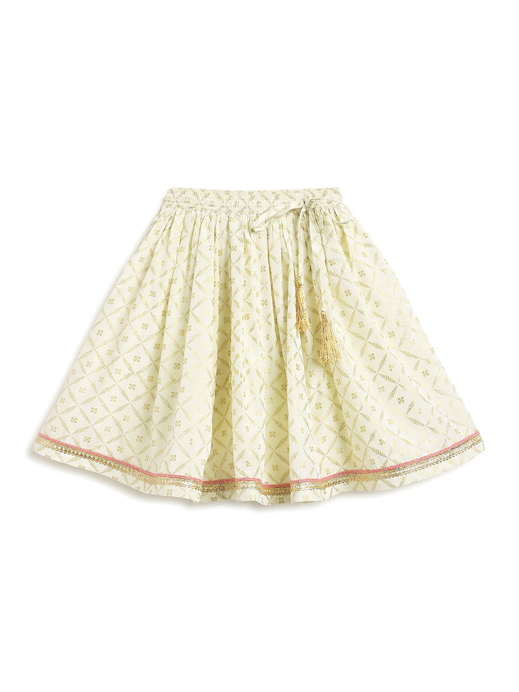 Swarn Jaal Lehenga Set - Pink