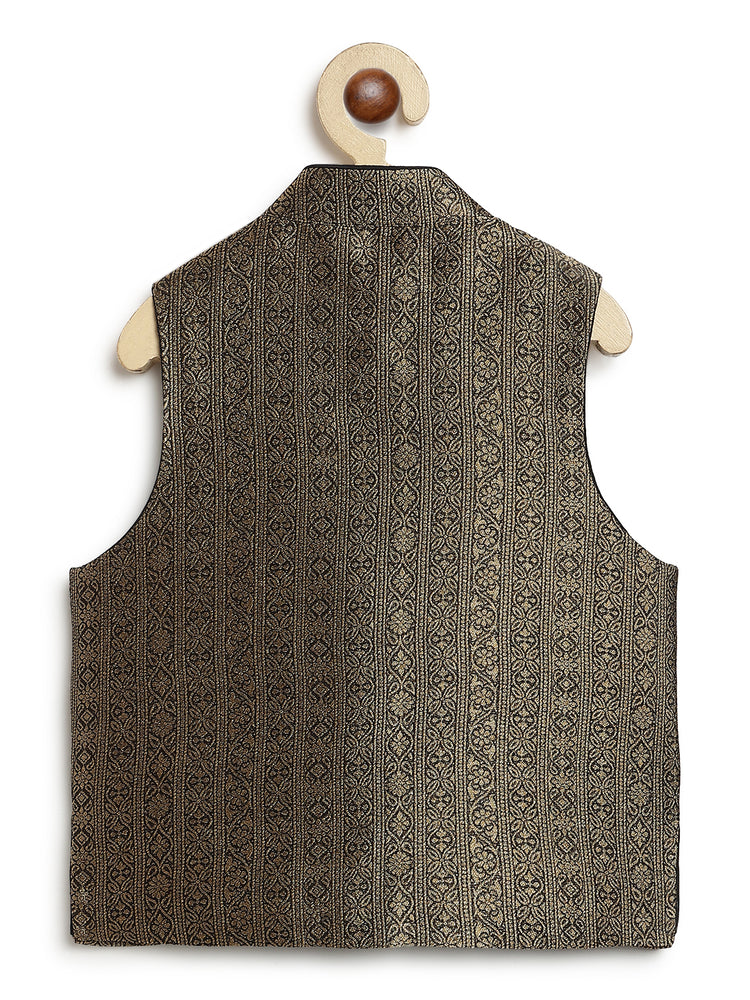 Saanjh Bundi Jacket - Black