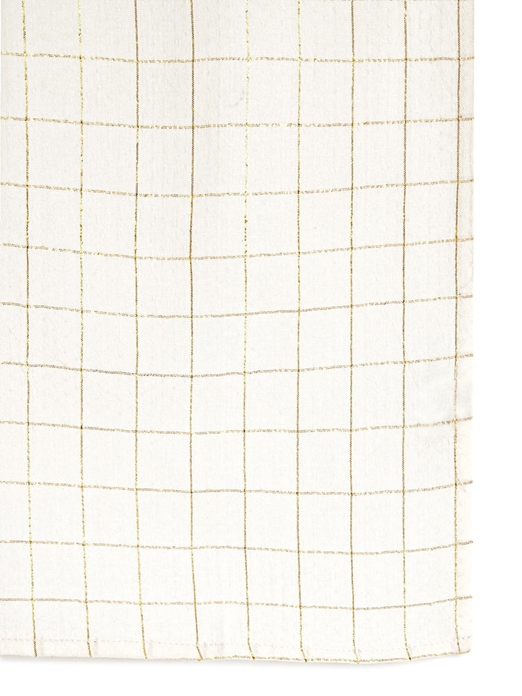 Checks Angvastram-Cream