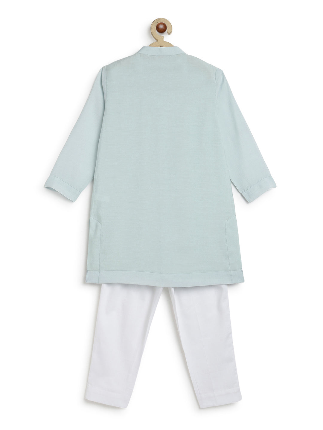 Noorza Kurta Pyjama Set-Blue