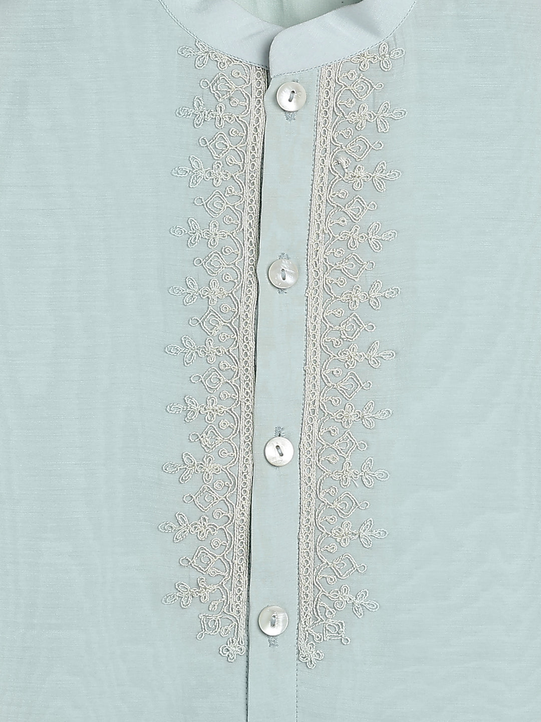 Noorza Kurta Pyjama Set-Blue