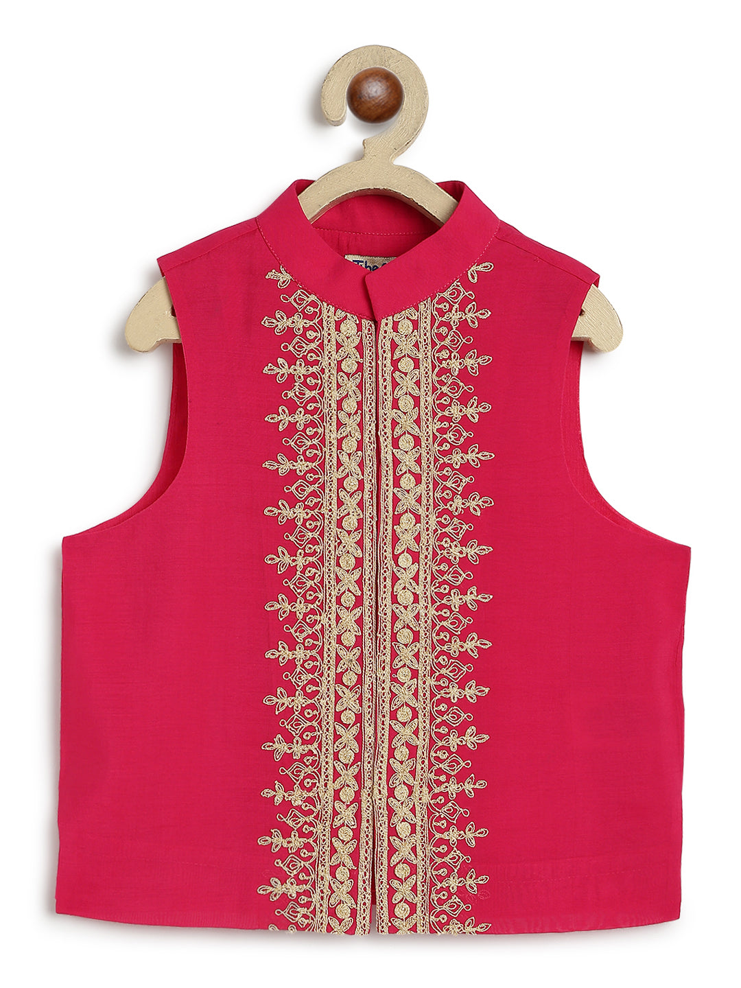 Shahi Virasat 3 Pcs Bundi Set-Pink