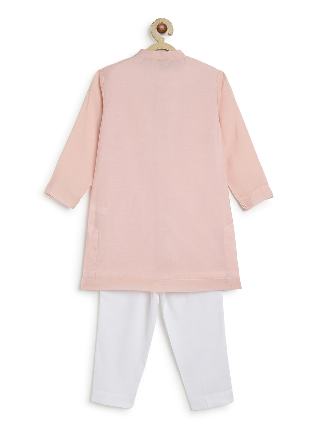Noorza Kurta Pyjama Set-Pink