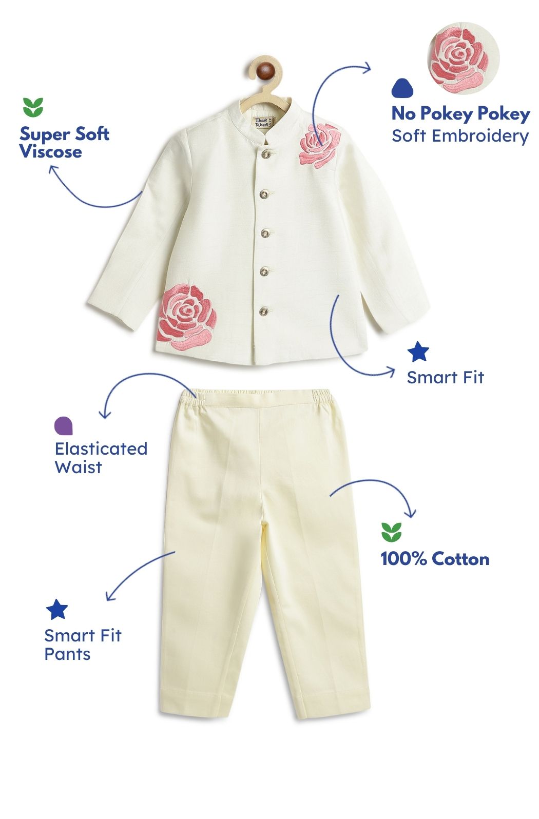 Gul E Gulab Bandhgala Set