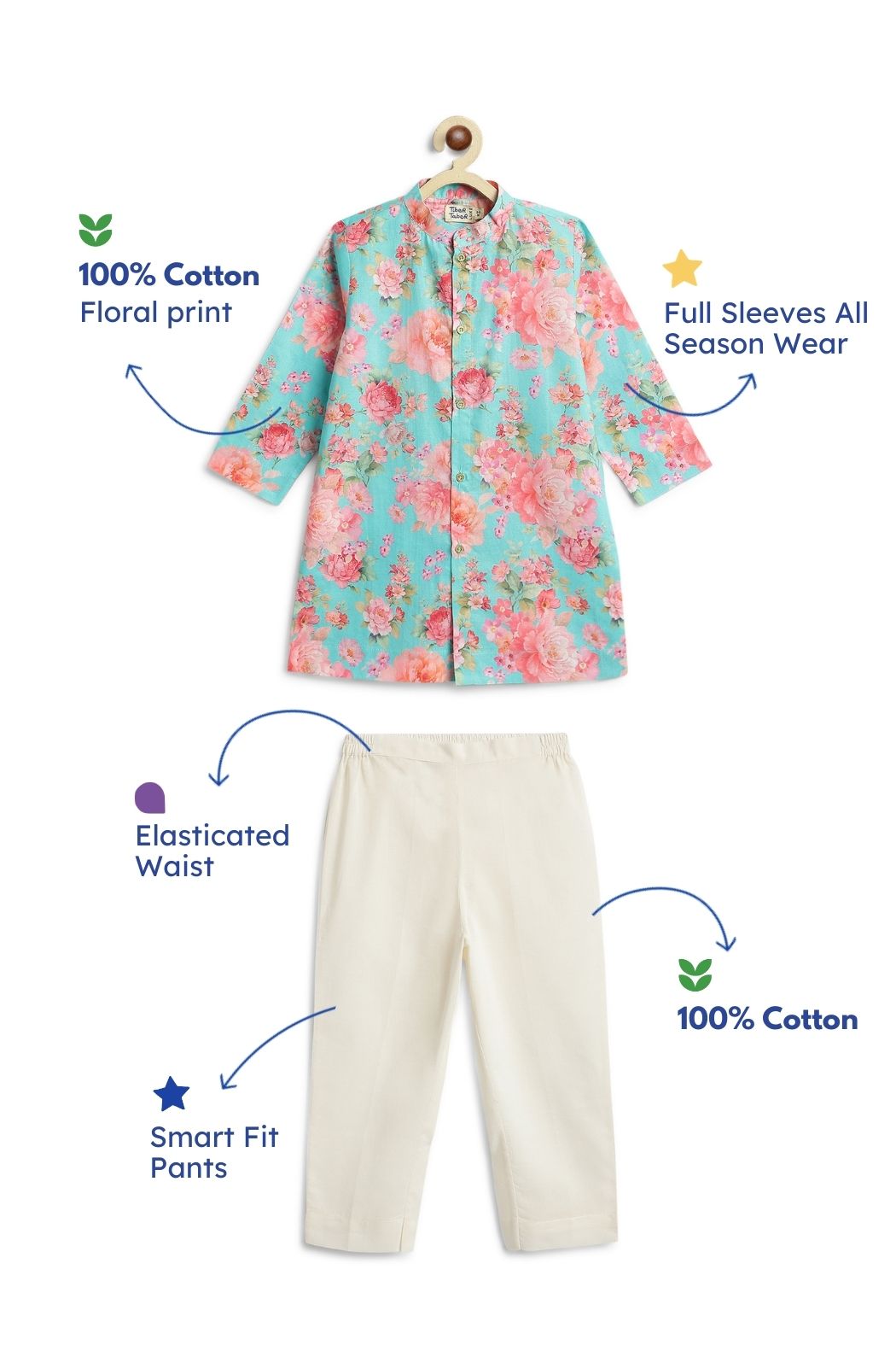 La Vie En Rose Kurta Set