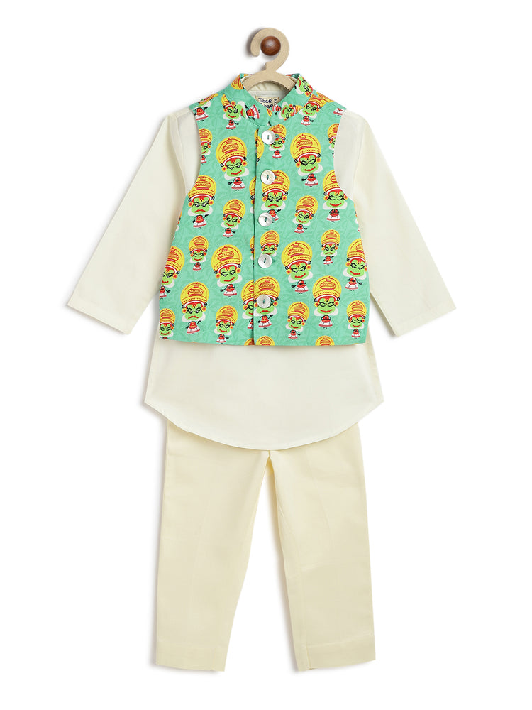 Cultural Canvas 3 Pc Bundi Set