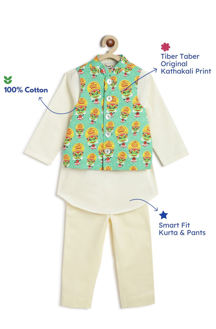 Cultural Canvas 3 Pc Bundi Set