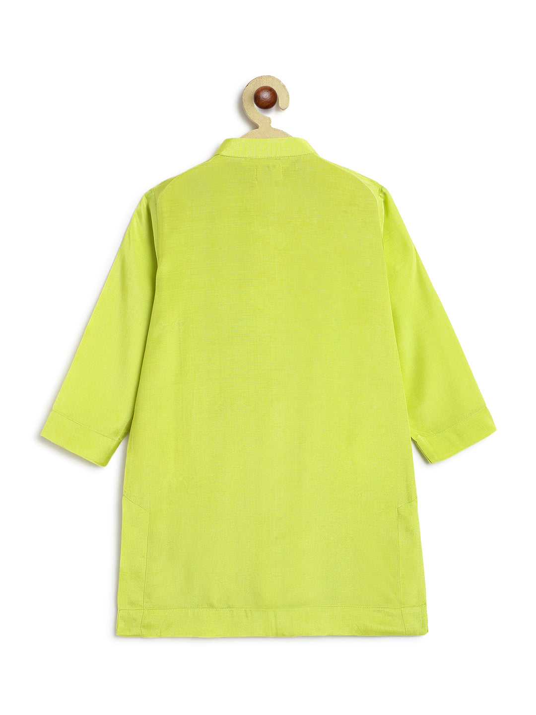 Patang Buta Kurta Set For Boys - Green