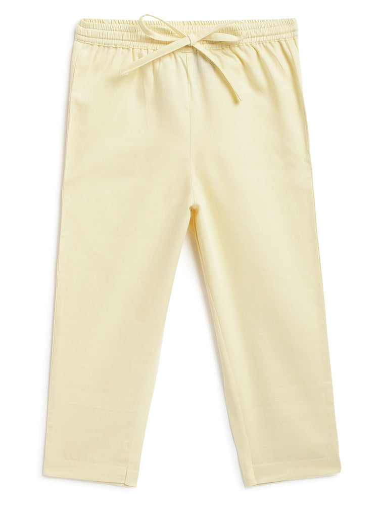 Patang Buta Kurta Set For Boys - Green