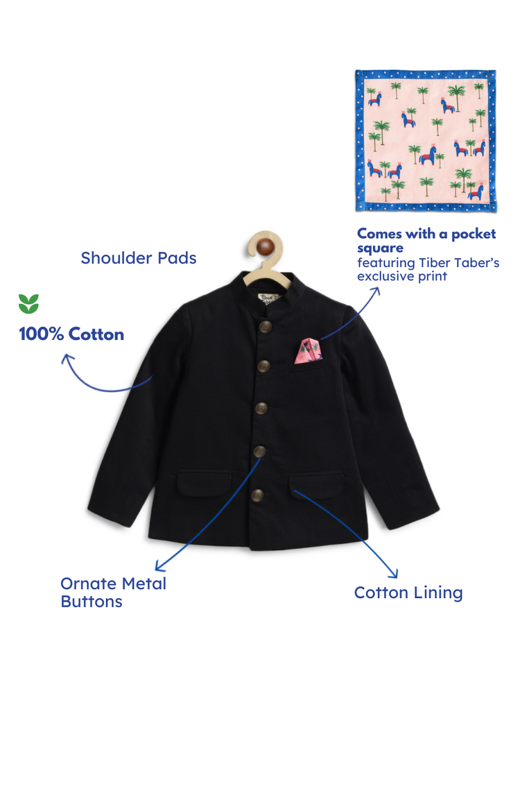 Regal Bandhgala - Black