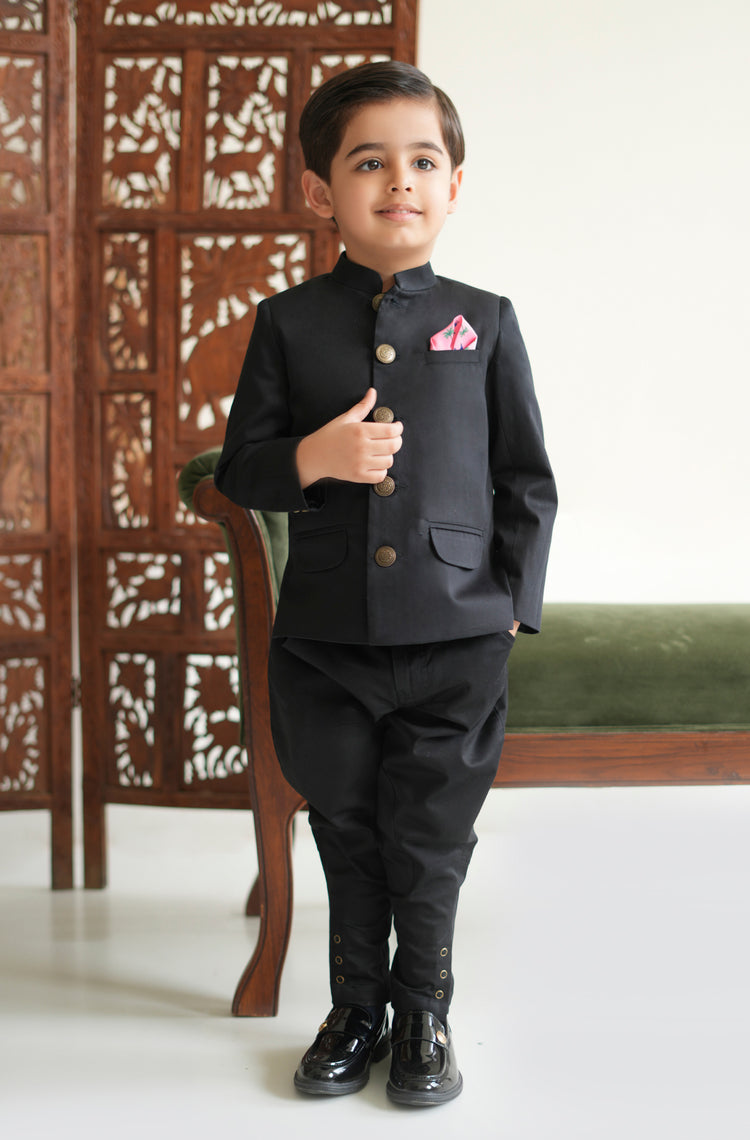 Regal Bandhgala - Black