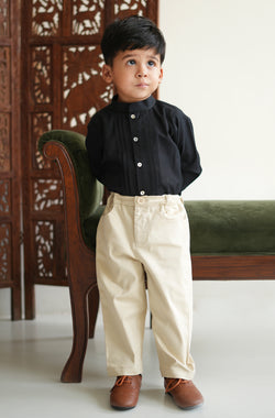Classic Formal Pants - Cream