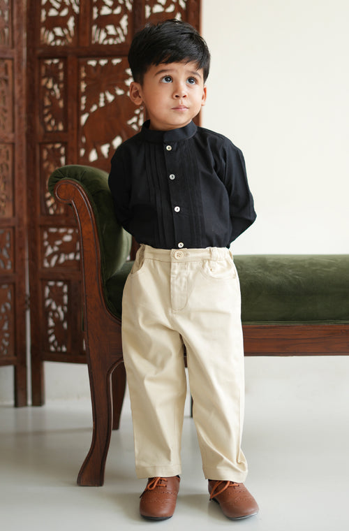 Classic Formal Pants - Cream