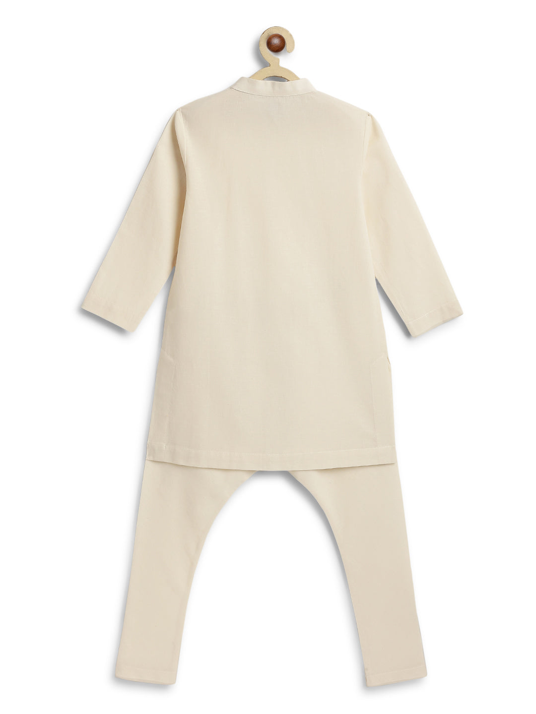 Classic Nawab Kurta Set - Cream