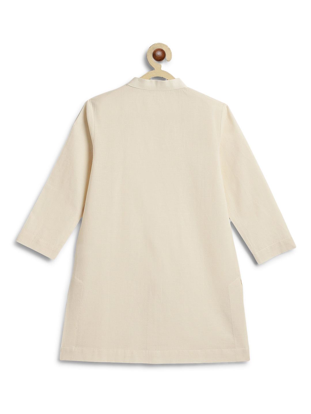 Classic Nawab Kurta Set - Cream