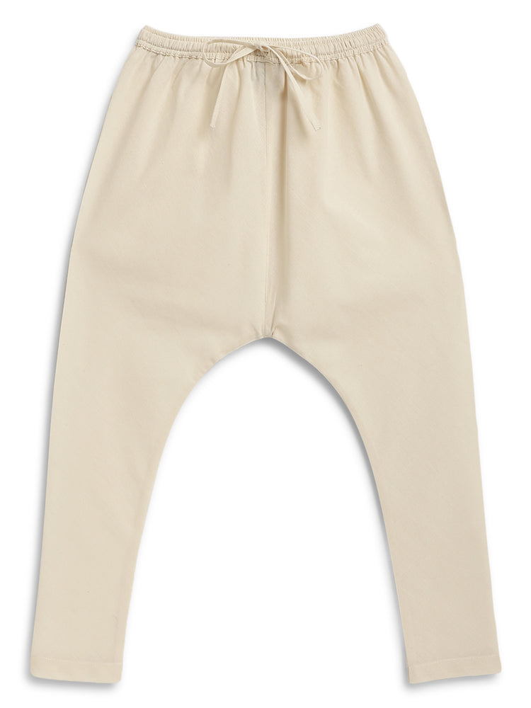 Classic Nawab Kurta Set - Cream