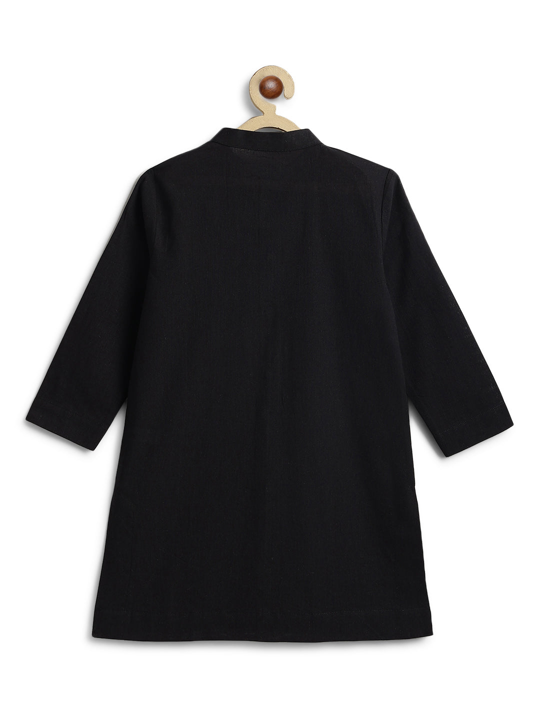 Classic Nawab Kurta Set - Black