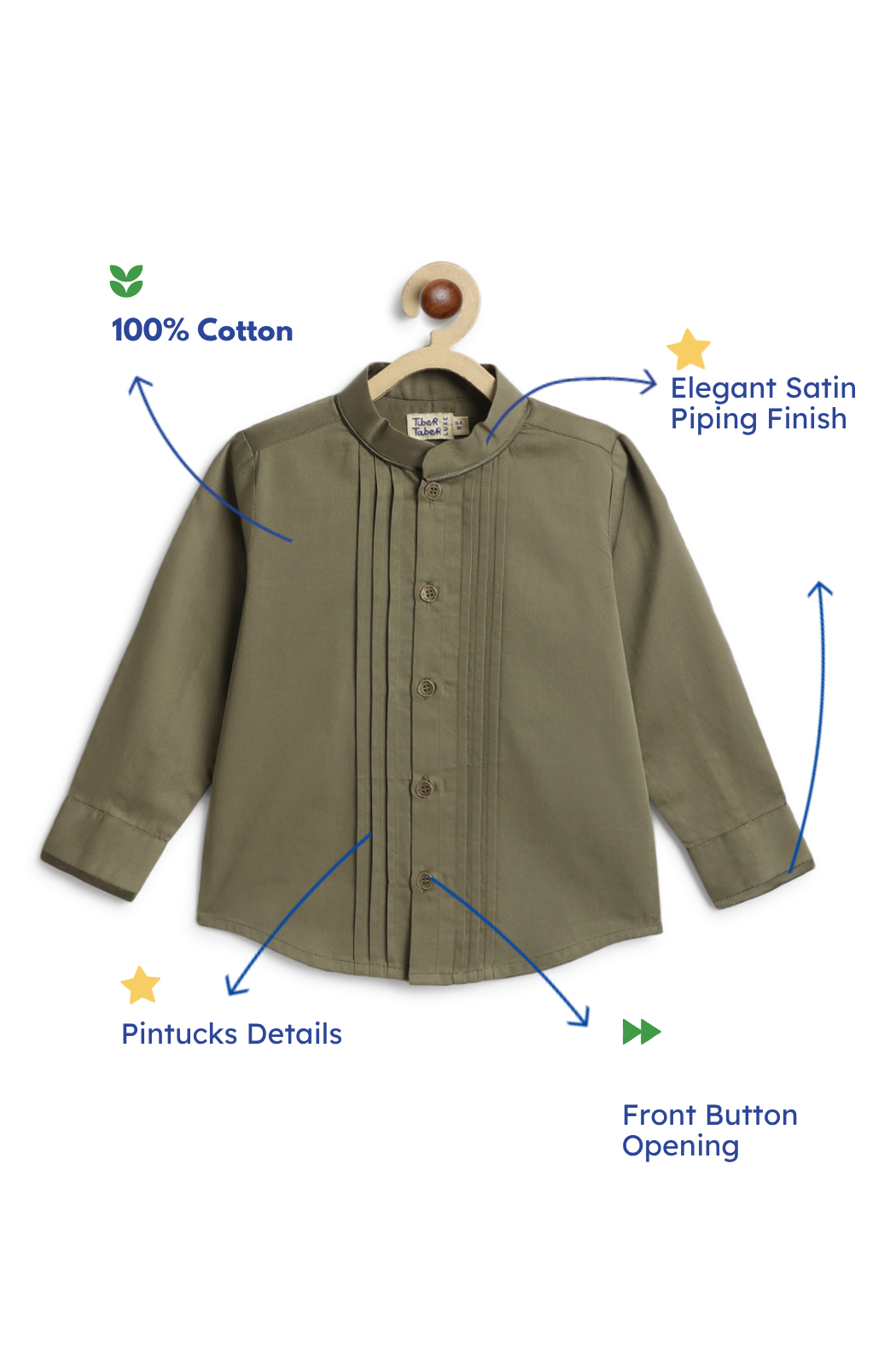 The Statement Shirt - Olive