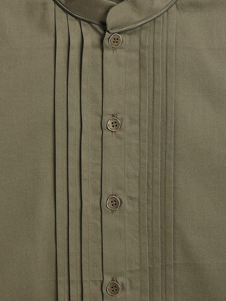 The Statement Shirt - Olive